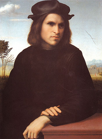 Portrait of a Man - Francesco Franciabigio reproduction oil painting