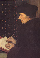 Erasmus - Hans Holbein reproduction oil painting