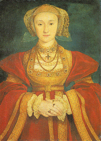 Anne of Cleves - Hans Holbein reproduction oil painting