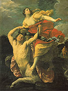 Deianira Abducted by the Centaur Nessus 1620 - Guido Reni reproduction oil painting
