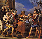 Hersilia Separating Romulus from Tatius - Giovanni Francesco Barbieri