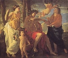 The Inspiration of the Poet - Nicolas Poussin reproduction oil painting