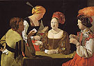 The Cheat with the Ace of Diamonds - George de la Tour reproduction oil painting