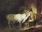 The White Bull - Jean-Honore Fragonard reproduction oil painting