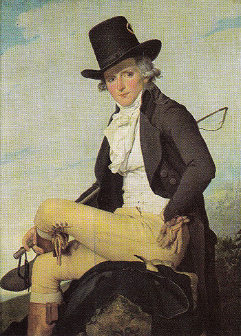 Pierre Seriziat Brother in Law of the Artist - Jacques Louis David reproduction oil painting