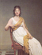 Madame de Verninac nee Henriette Delacroix Sister of Eugene Delacroix - Jacques Louis David