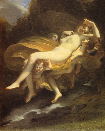 The Abduction of Psyche - Pierre Paul Prudhon reproduction oil painting