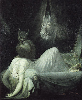 The Nightmare c1790 - Henry Fuseli reproduction oil painting