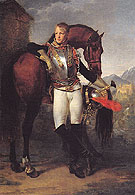 Portrait of The Second Lieutenant Charles Legrand c1810 - Antoine Jean Gros reproduction oil painting