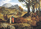 Ideal Landscape near Rocca Canterana 1818 - Carl Philipp Fohr reproduction oil painting