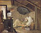 The Poor Poet 1839 - Carl Spitzweg reproduction oil painting