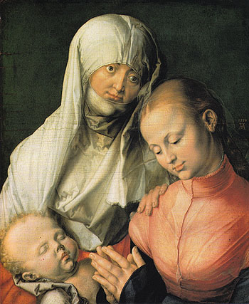 Virgin and Child with Saint Anne 1519 - Albrecht Durer reproduction oil painting