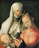 Virgin and Child with Saint Anne 1519 - Albrecht Durer reproduction oil painting