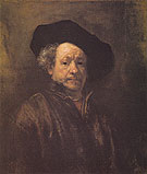 Self Portrait 1660 - Rembrandt Van Rijn reproduction oil painting