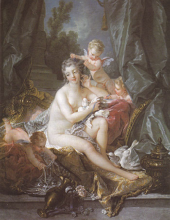 The Toilet of Venus 1751 - Francois Boucher reproduction oil painting