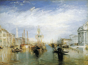 The Grand Canal Venice 1835 - Joseph Mallord William Turner reproduction oil painting