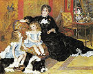 Madame Georges Charpentier and Her Children 1878 - Pierre Auguste Renoir reproduction oil painting