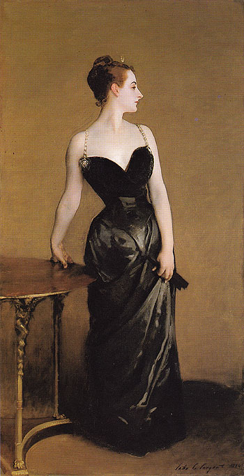 Madame X 1884 - John Singer Sargent reproduction oil painting