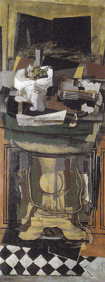 The Gueridon c1921 - Georges Braque reproduction oil painting