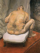 Naked Man Back View c1991 - Lucien Freud