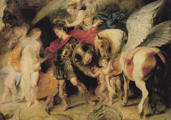 Perseus Liberating Andromeda 1620 - Peter Paul Rubens reproduction oil painting