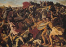 Joshuas Victory over the Amalekites c1625 - Nicolas Poussin reproduction oil painting