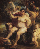 Bacchus c1638 - Peter Paul Rubens reproduction oil painting