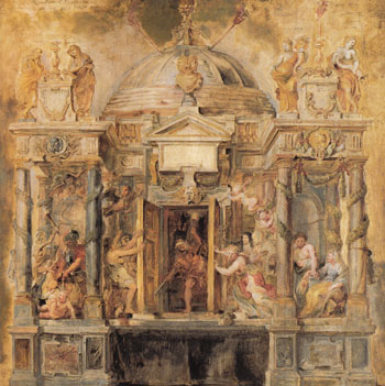 The Temple of Janus c1635 - Peter Paul Rubens reproduction oil painting