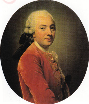Portrait of I L Betskoy 1777 - Alexander Roslin reproduction oil painting
