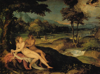 Jupiter and Io - Lambert Frederic Sustris reproduction oil painting