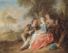 Flute Recital - Jean Baptiste Pater reproduction oil painting