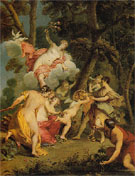 Cupid Punished 1720 - Nicolas Vleughels reproduction oil painting