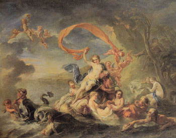 The Triumph of Galatea - Jean Baptiste Van Loo reproduction oil painting