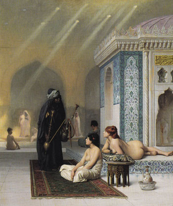 Harem Pool - Jean Leon Gerome reproduction oil painting