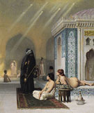 Harem Pool - Jean Leon Gerome reproduction oil painting