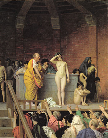 Slave Auction - Jean Leon Gerome reproduction oil painting