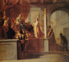 The Queen of Sheba before Solomon - Nicolaus Knupfer reproduction oil painting