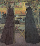 Mary Visits Elizabeth 1894 - Maurice Denis reproduction oil painting
