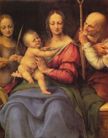 Sacra Conversazione - Cesare Da Sesto reproduction oil painting