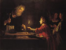 Christ in the Carpenters Shop c1620 - Gerrit van Honthorst reproduction oil painting