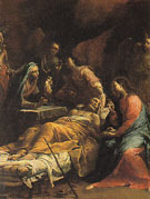 The Death of St Joseph c1712 - Giuseppe Maria Crespi reproduction oil painting