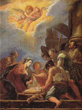 Adoration of Shepherds - Domenico Fetti reproduction oil painting