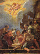 Adoration of Shepherds - Domenico Fetti reproduction oil painting