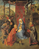 Adoration of the Magi Center Panel - Hugo Van Der Goes reproduction oil painting