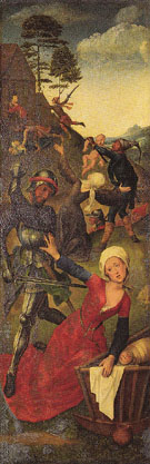 Adoration of the Magi Wings II - Hugo Van Der Goes