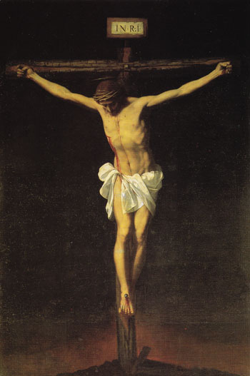 Crucifixion 1650 - Franciso De Zurbaran reproduction oil painting