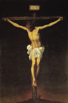 Crucifixion 1650 - Franciso De Zurbaran reproduction oil painting