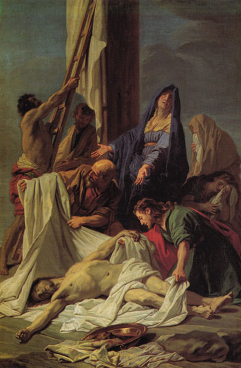 Descent from the Cross - Jean Baptiste Jouvenet reproduction oil painting