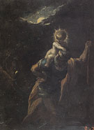 St Christopher - Adam Elsheimer