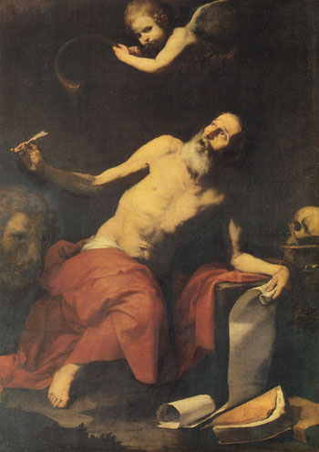 St Jerome Hears the Trumpet 1626 - Jusepe de Ribera reproduction oil painting